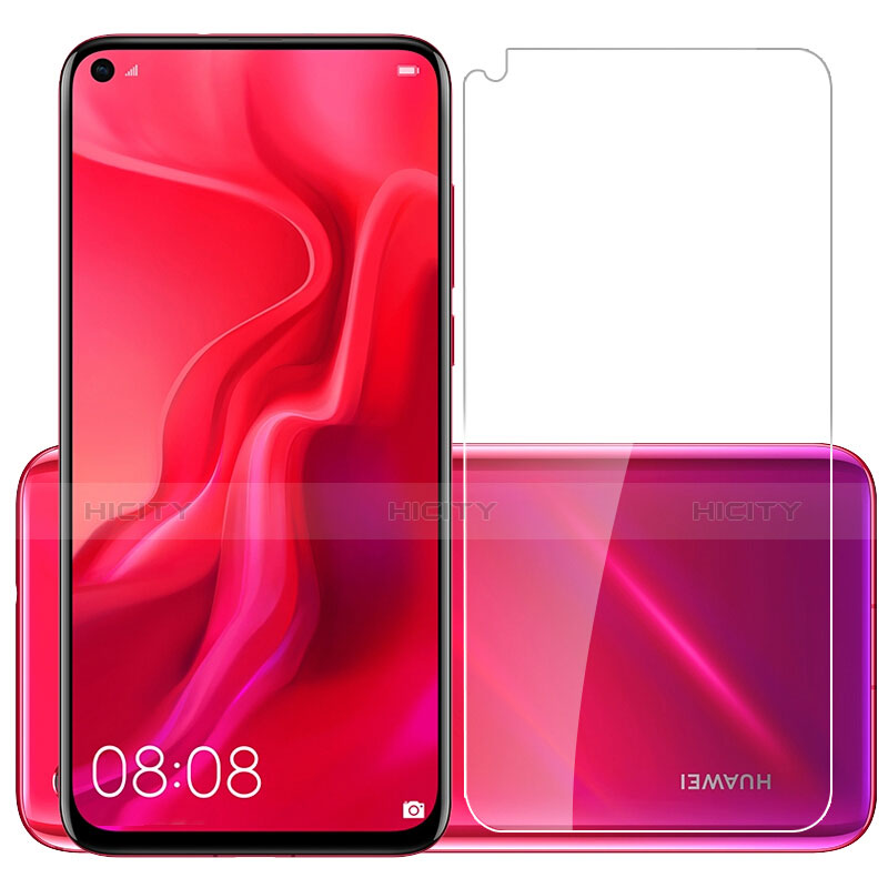 Schutzfolie Displayschutzfolie Panzerfolie Gehärtetes Glas Glasfolie Skins zum Aufkleben Panzerglas T05 für Huawei Nova 4 Klar groß