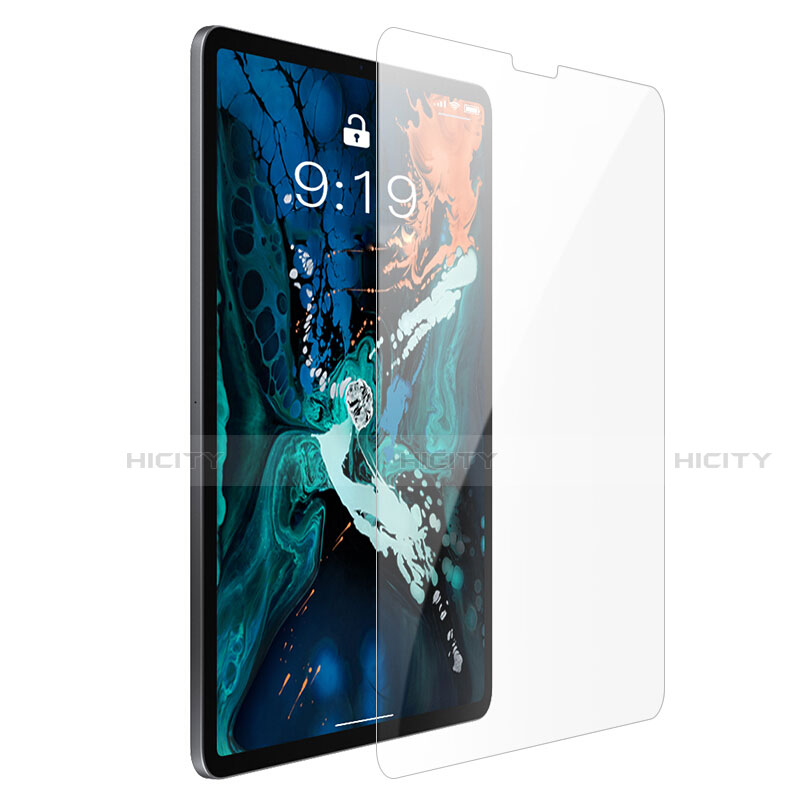 Schutzfolie Displayschutzfolie Panzerfolie Gehärtetes Glas Glasfolie Skins zum Aufkleben Panzerglas T06 für Apple iPad Pro 12.9 (2020) Klar