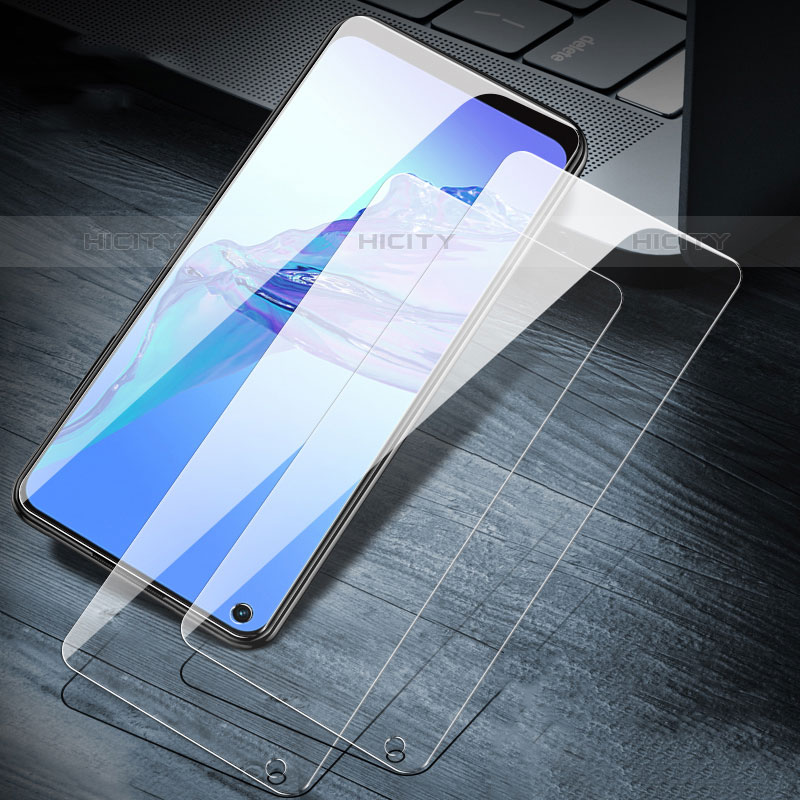 Schutzfolie Displayschutzfolie Panzerfolie Gehärtetes Glas Glasfolie Skins zum Aufkleben Panzerglas T06 für Oppo Reno9 5G Klar