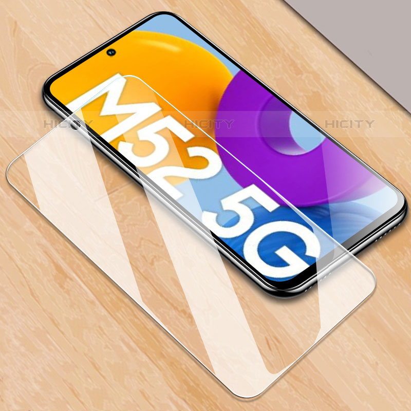 Schutzfolie Displayschutzfolie Panzerfolie Gehärtetes Glas Glasfolie Skins zum Aufkleben Panzerglas T17 für Samsung Galaxy M52 5G Klar