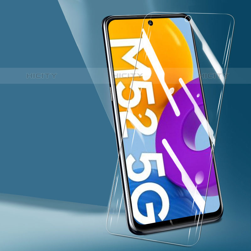 Schutzfolie Displayschutzfolie Panzerfolie Gehärtetes Glas Glasfolie Skins zum Aufkleben Panzerglas T18 für Samsung Galaxy M52 5G Klar