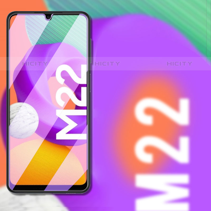 Schutzfolie Displayschutzfolie Panzerfolie Gehärtetes Glas Glasfolie Skins zum Aufkleben Panzerglas T20 für Samsung Galaxy M22 4G Klar