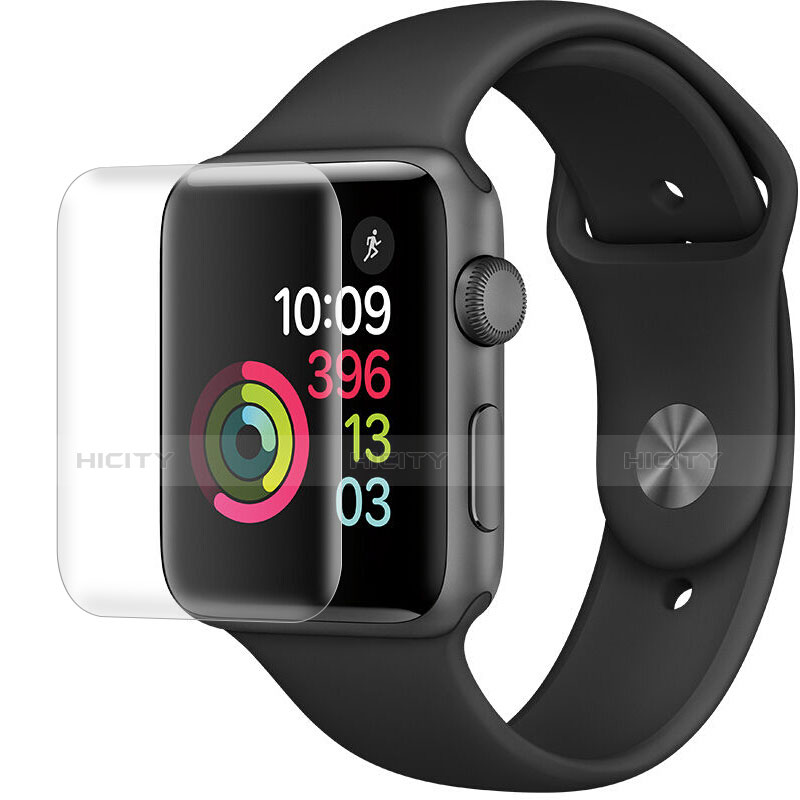 Schutzfolie Displayschutzfolie Panzerfolie Skins zum Aufkleben F02 für Apple iWatch 42mm Klar