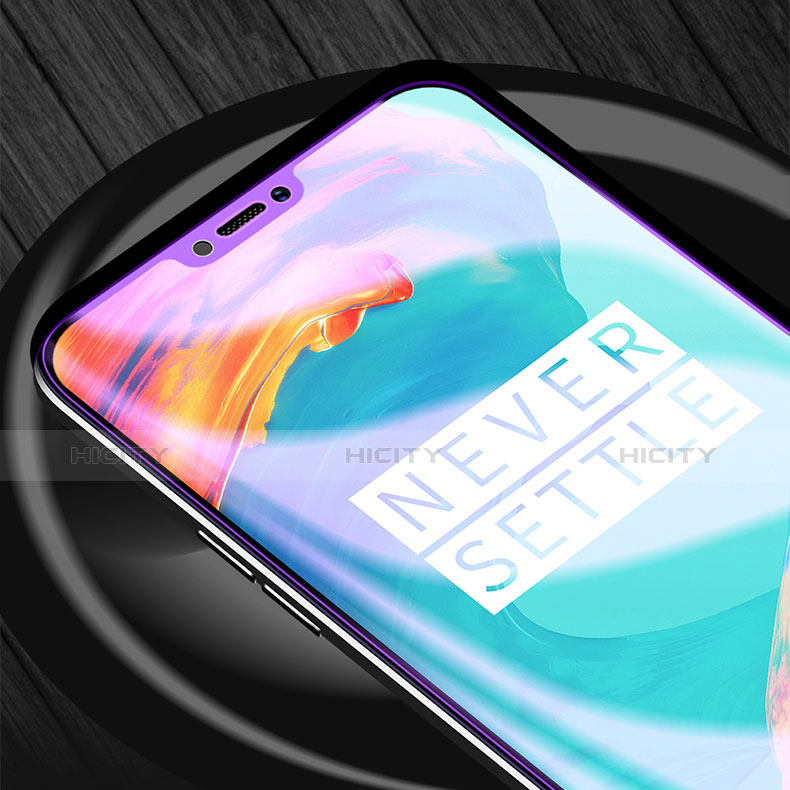 Schutzfolie Displayschutzfolie Panzerfolie Skins zum Aufkleben Full Coverage Anti Blue Ray für OnePlus 6 Klar