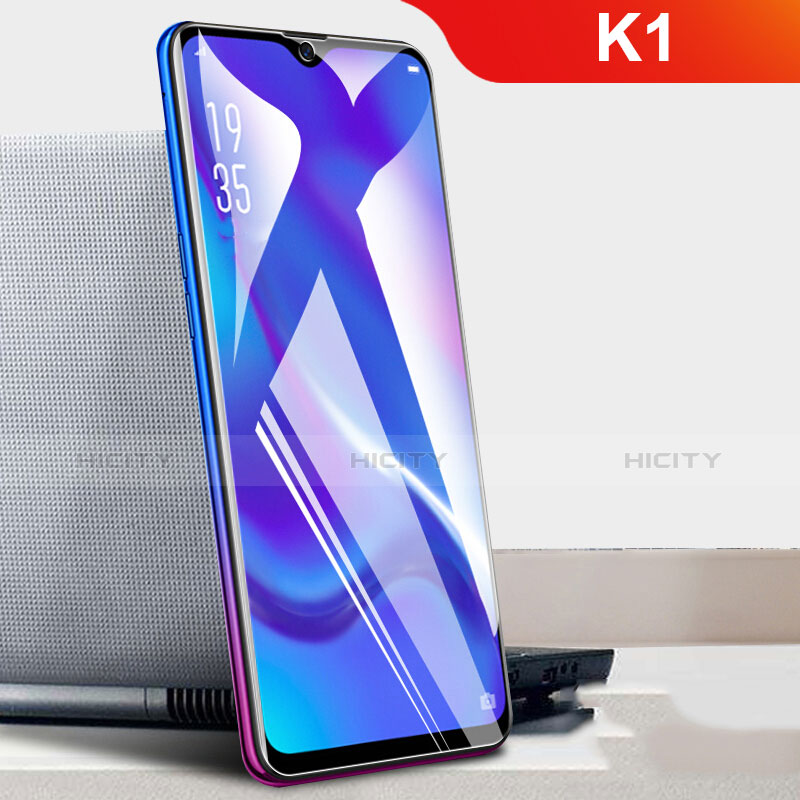 Schutzfolie Displayschutzfolie Panzerfolie Skins zum Aufkleben Full Coverage Anti Blue Ray für Oppo K1 Klar