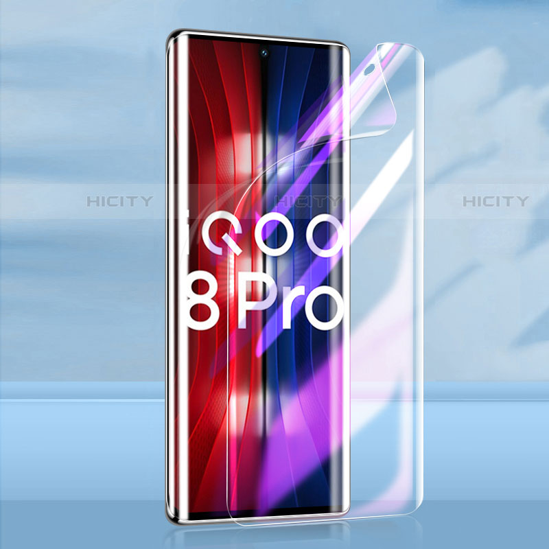 Schutzfolie Displayschutzfolie Panzerfolie Skins zum Aufkleben Full Coverage Anti Blue Ray für Vivo iQOO 8 Pro 5G Klar Plus