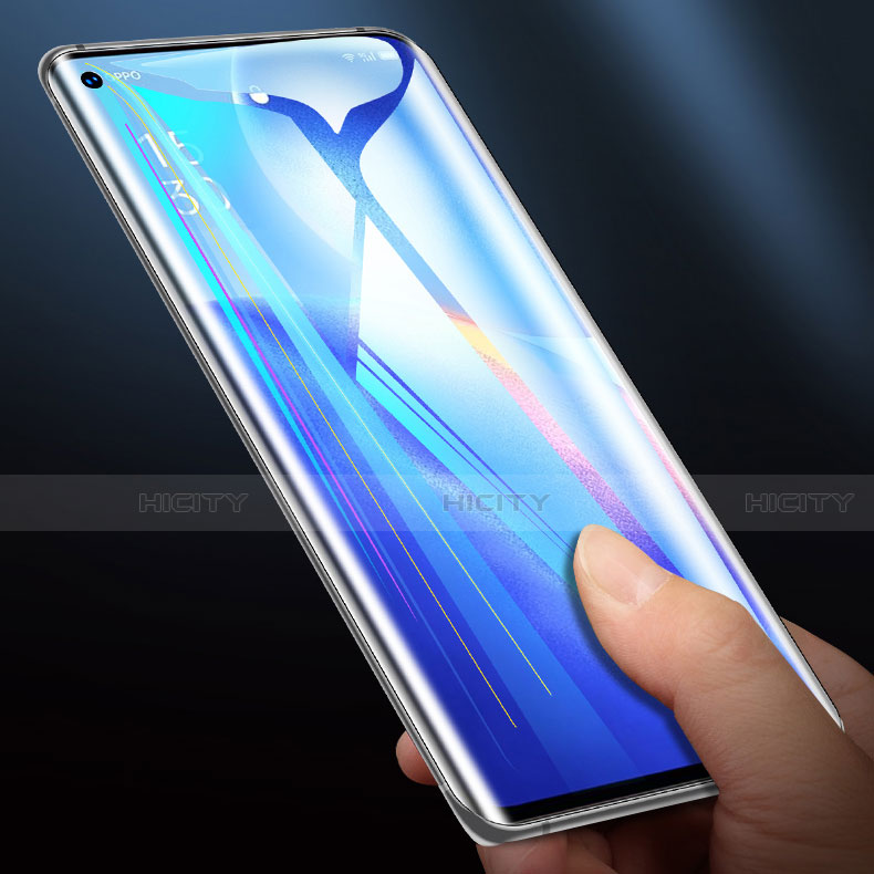 Schutzfolie Displayschutzfolie Panzerfolie Skins zum Aufkleben Full Coverage F01 für Oppo Reno5 Pro+ Plus 5G Klar groß