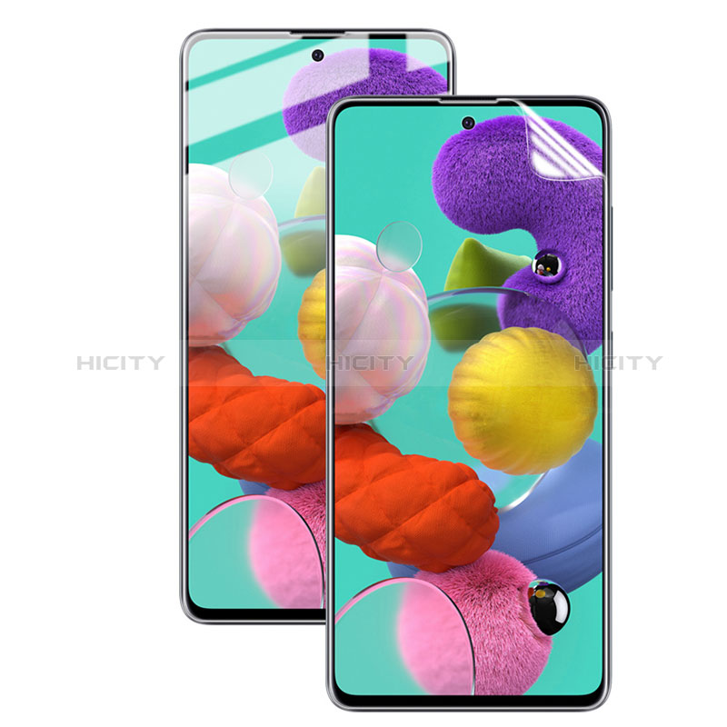 Schutzfolie Displayschutzfolie Panzerfolie Skins zum Aufkleben Full Coverage F01 für Samsung Galaxy A51 4G Klar