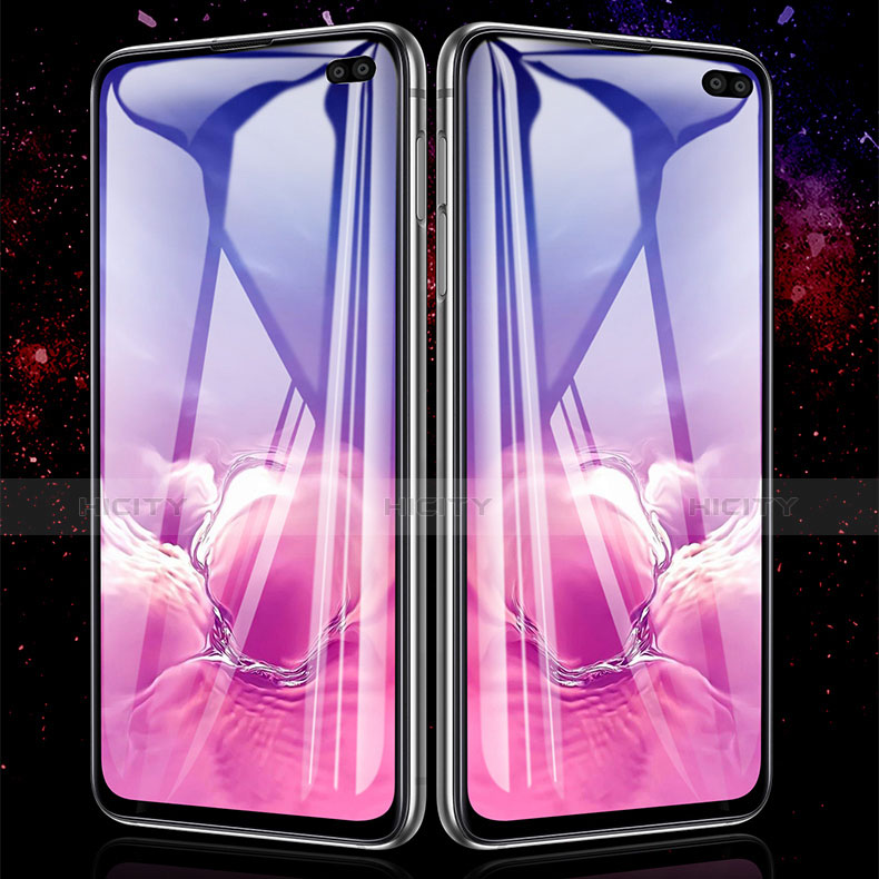 Schutzfolie Displayschutzfolie Panzerfolie Skins zum Aufkleben Full Coverage F01 für Samsung Galaxy S10 Plus Klar