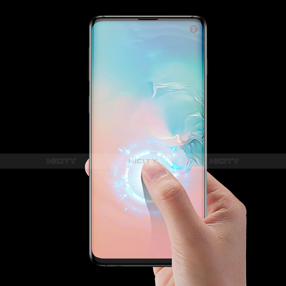 Schutzfolie Displayschutzfolie Panzerfolie Skins zum Aufkleben Full Coverage F03 für Samsung Galaxy S10 Klar