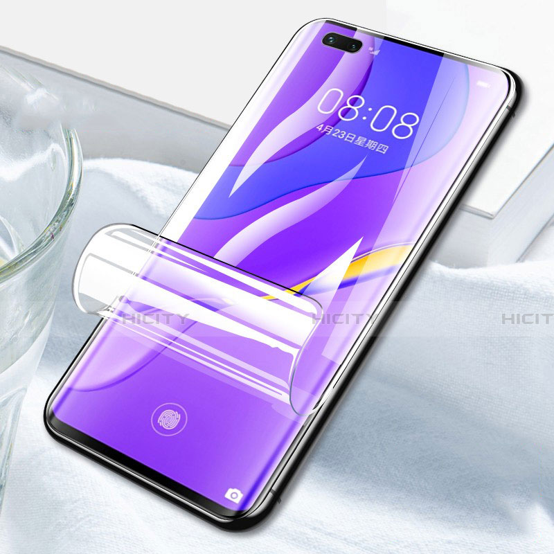 Schutzfolie Displayschutzfolie Panzerfolie Skins zum Aufkleben Full Coverage F04 für Huawei Nova 7 Pro 5G Klar