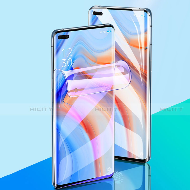 Schutzfolie Displayschutzfolie Panzerfolie Skins zum Aufkleben Full Coverage für Oppo Reno4 5G Klar