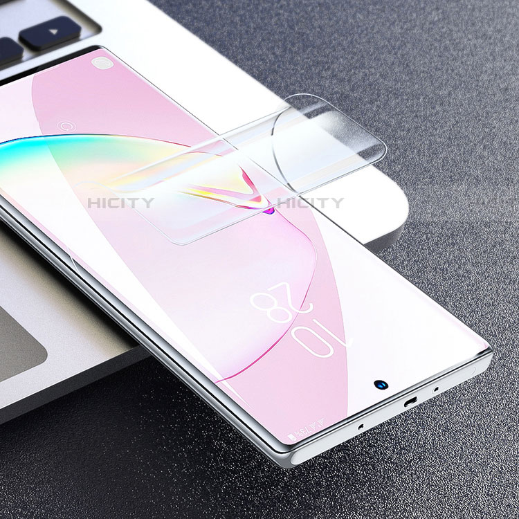 Schutzfolie Displayschutzfolie Panzerfolie Skins zum Aufkleben Full Coverage für Samsung Galaxy Note 10 Plus 5G Klar