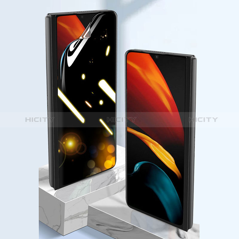 Schutzfolie Displayschutzfolie Panzerfolie Skins zum Aufkleben Full Coverage Privacy für Samsung Galaxy Z Fold2 5G Klar