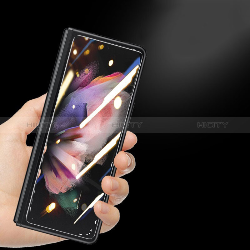 Schutzfolie Displayschutzfolie Panzerfolie Skins zum Aufkleben Full Coverage Privacy S01 für Samsung Galaxy Z Fold3 5G Klar