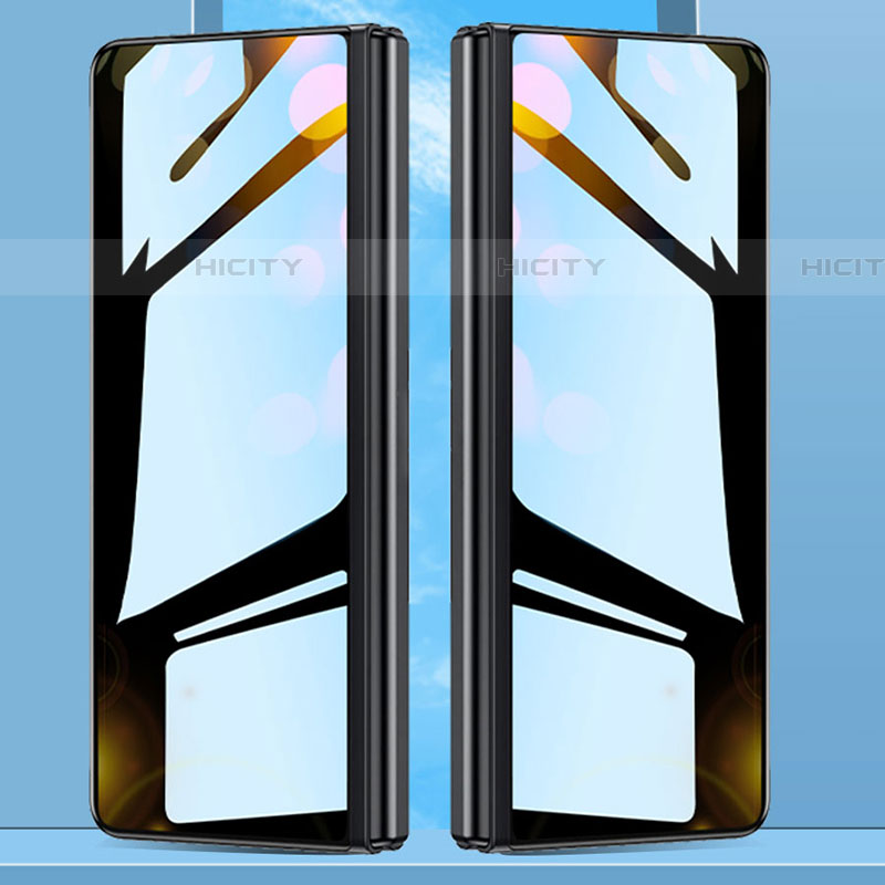 Schutzfolie Displayschutzfolie Panzerfolie Skins zum Aufkleben Full Coverage Privacy S02 für Samsung Galaxy Z Fold4 5G Klar