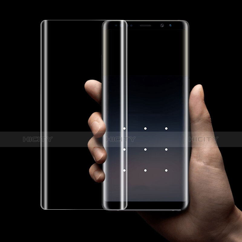 Schutzfolie Displayschutzfolie Panzerfolie Skins zum Aufkleben Gehärtetes Glas Glasfolie 3D für Samsung Galaxy Note 8 Klar