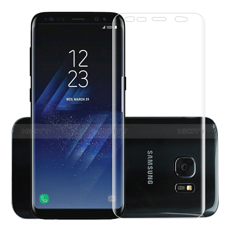 Schutzfolie Displayschutzfolie Panzerfolie Skins zum Aufkleben Gehärtetes Glas Glasfolie 3D für Samsung Galaxy S8 Klar