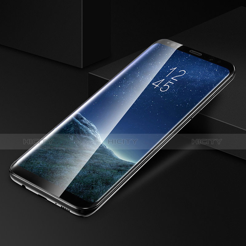 Schutzfolie Displayschutzfolie Panzerfolie Skins zum Aufkleben Gehärtetes Glas Glasfolie 4D für Samsung Galaxy S8 Klar