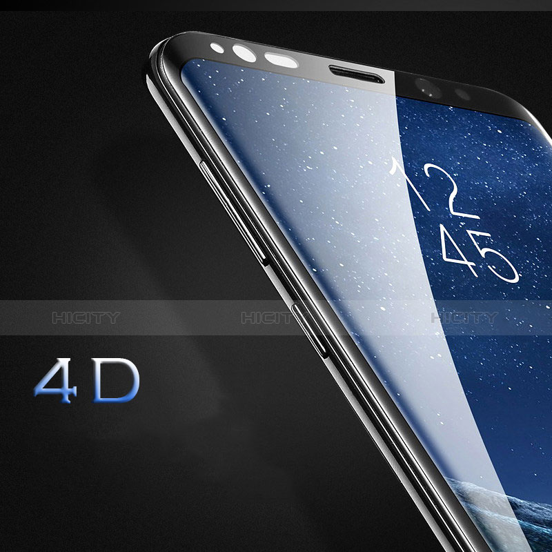 Schutzfolie Displayschutzfolie Panzerfolie Skins zum Aufkleben Gehärtetes Glas Glasfolie 4D für Samsung Galaxy S8 Klar