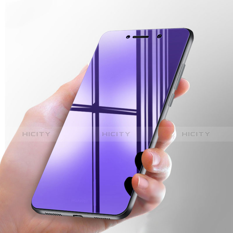 Schutzfolie Displayschutzfolie Panzerfolie Skins zum Aufkleben Gehärtetes Glas Glasfolie Anti Blue Ray B01 für Huawei Enjoy 7 Plus Blau