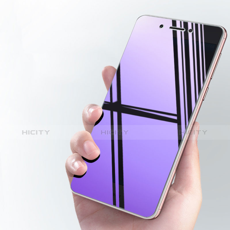 Schutzfolie Displayschutzfolie Panzerfolie Skins zum Aufkleben Gehärtetes Glas Glasfolie Anti Blue Ray B01 für Huawei Honor 6C Blau