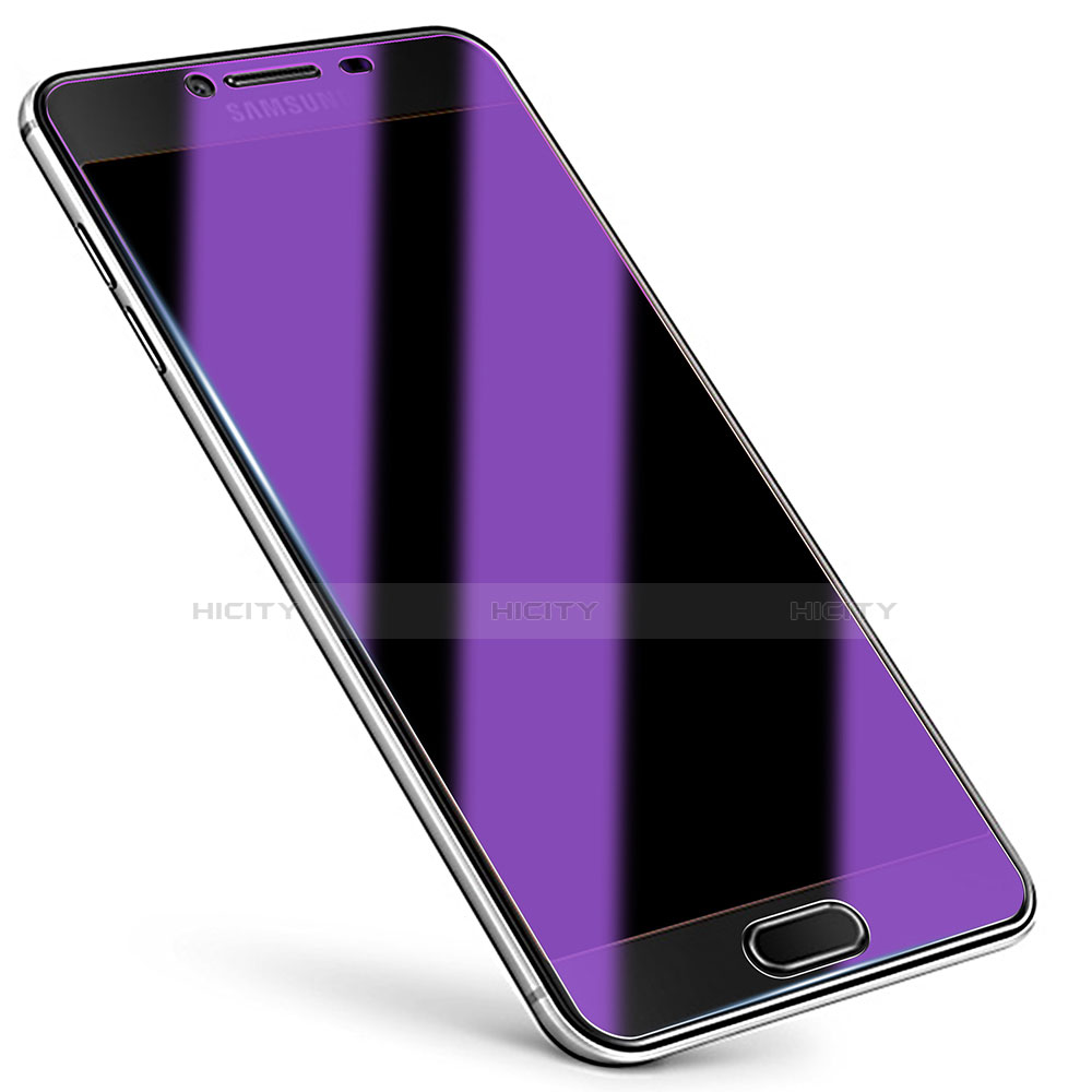 Schutzfolie Displayschutzfolie Panzerfolie Skins zum Aufkleben Gehärtetes Glas Glasfolie Anti Blue Ray B01 für Samsung Galaxy C5 SM-C5000 Blau