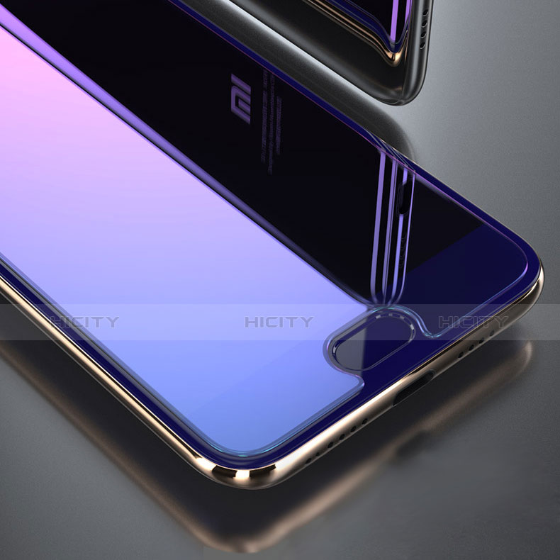 Schutzfolie Displayschutzfolie Panzerfolie Skins zum Aufkleben Gehärtetes Glas Glasfolie Anti Blue Ray B01 für Xiaomi Mi 6 Blau groß