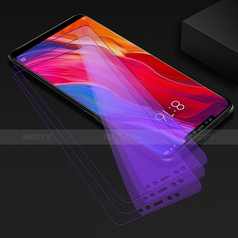 Schutzfolie Displayschutzfolie Panzerfolie Skins zum Aufkleben Gehärtetes Glas Glasfolie Anti Blue Ray B01 für Xiaomi Mi 8 Klar groß