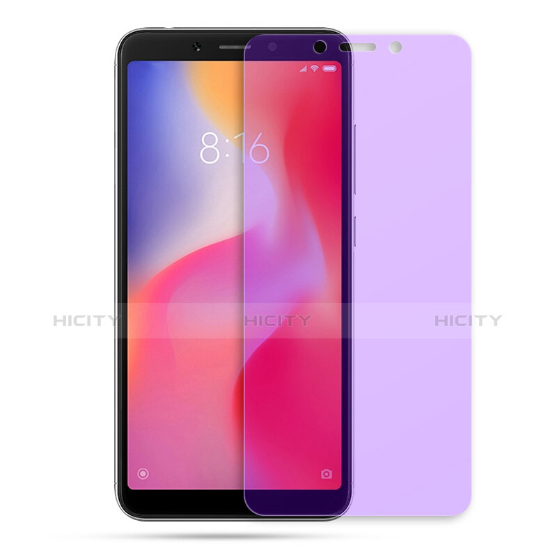 Schutzfolie Displayschutzfolie Panzerfolie Skins zum Aufkleben Gehärtetes Glas Glasfolie Anti Blue Ray B01 für Xiaomi Redmi 6 Klar groß