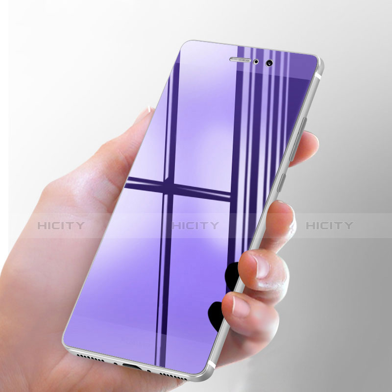 Schutzfolie Displayschutzfolie Panzerfolie Skins zum Aufkleben Gehärtetes Glas Glasfolie Anti Blue Ray B02 für Huawei Mate 9 Blau