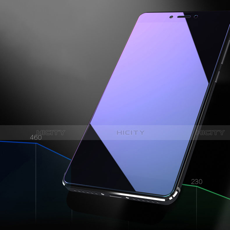 Schutzfolie Displayschutzfolie Panzerfolie Skins zum Aufkleben Gehärtetes Glas Glasfolie Anti Blue Ray B02 für Xiaomi Redmi Note 4X Blau