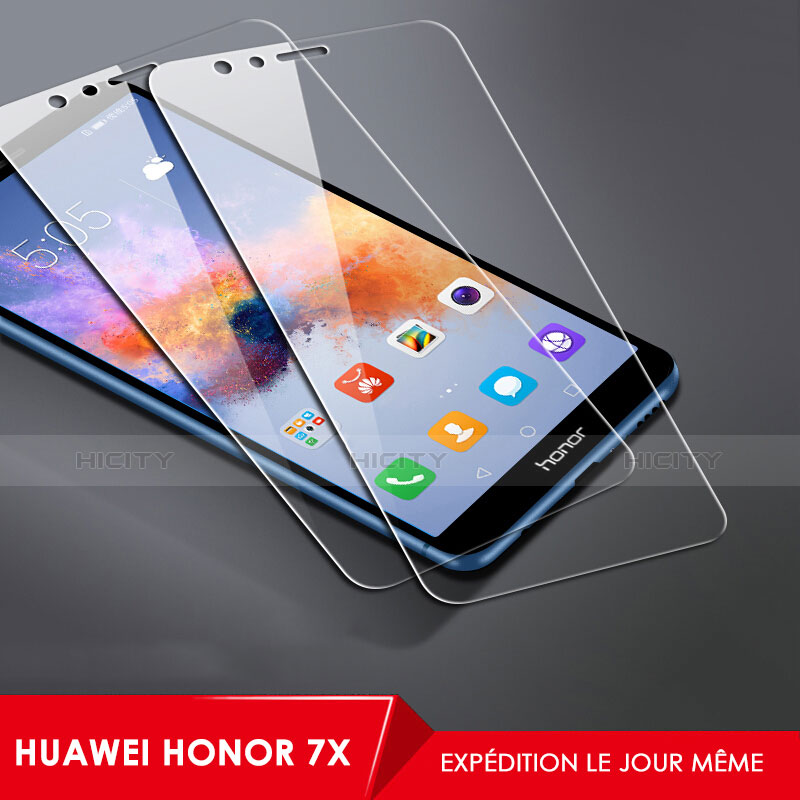 Schutzfolie Displayschutzfolie Panzerfolie Skins zum Aufkleben Gehärtetes Glas Glasfolie Anti Blue Ray B03 für Huawei Honor 7X Klar