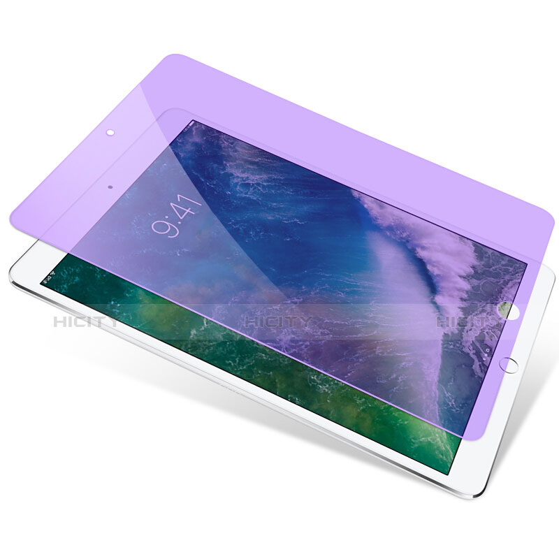 Schutzfolie Displayschutzfolie Panzerfolie Skins zum Aufkleben Gehärtetes Glas Glasfolie Anti Blue Ray F07 für Apple iPad Pro 10.5 Blau groß