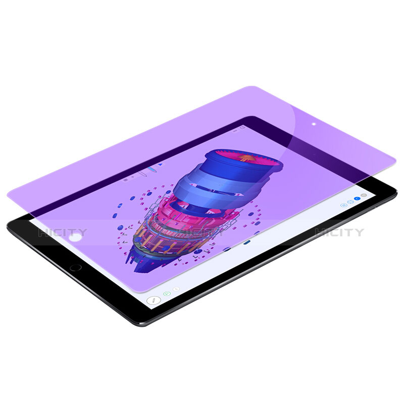 Schutzfolie Displayschutzfolie Panzerfolie Skins zum Aufkleben Gehärtetes Glas Glasfolie Anti Blue Ray F07 für Apple iPad Pro 10.5 Blau groß