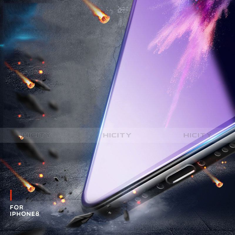 Schutzfolie Displayschutzfolie Panzerfolie Skins zum Aufkleben Gehärtetes Glas Glasfolie Anti Blue Ray F09 für Apple iPhone X Blau