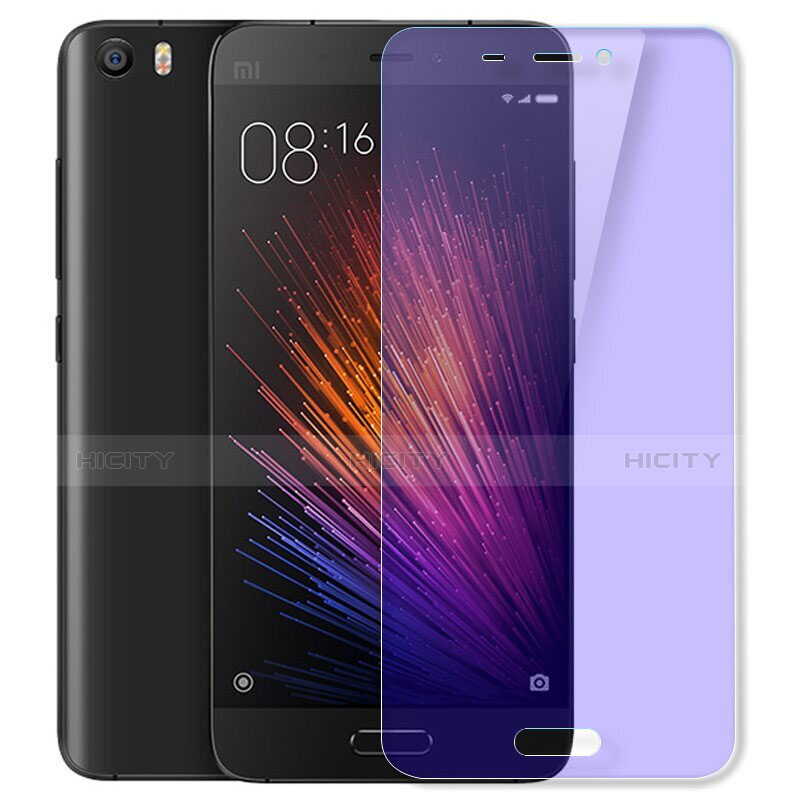 Schutzfolie Displayschutzfolie Panzerfolie Skins zum Aufkleben Gehärtetes Glas Glasfolie Anti Blue Ray für Xiaomi Mi 5 Blau