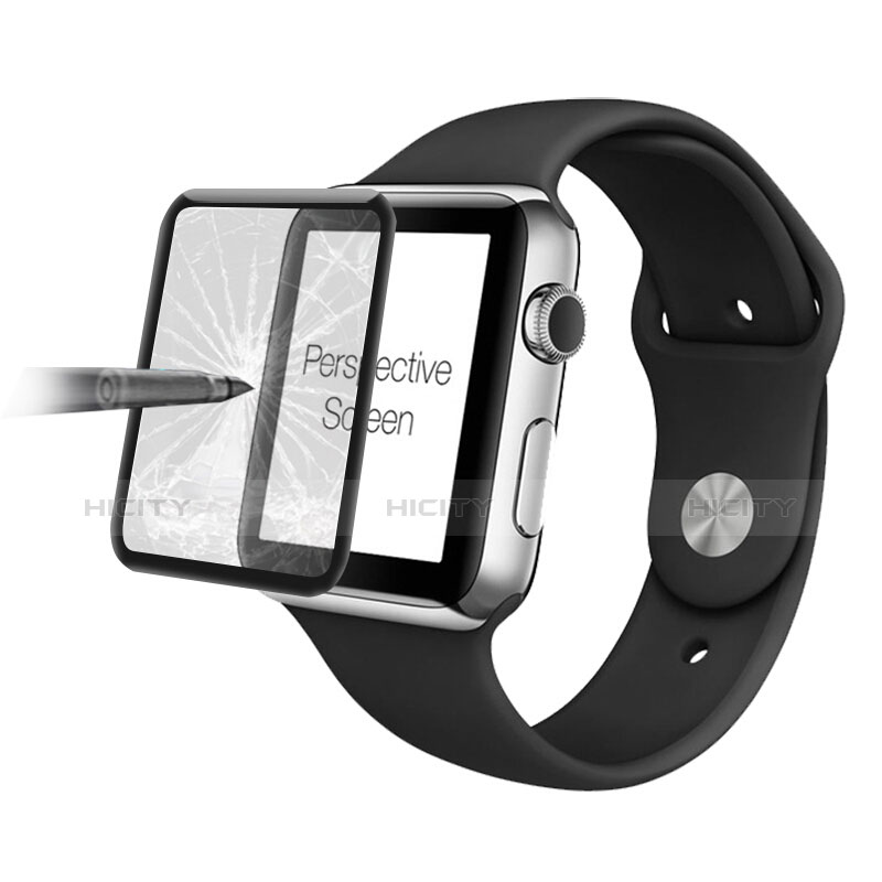 Schutzfolie Displayschutzfolie Panzerfolie Skins zum Aufkleben Gehärtetes Glas Glasfolie F03 für Apple iWatch 2 38mm Klar