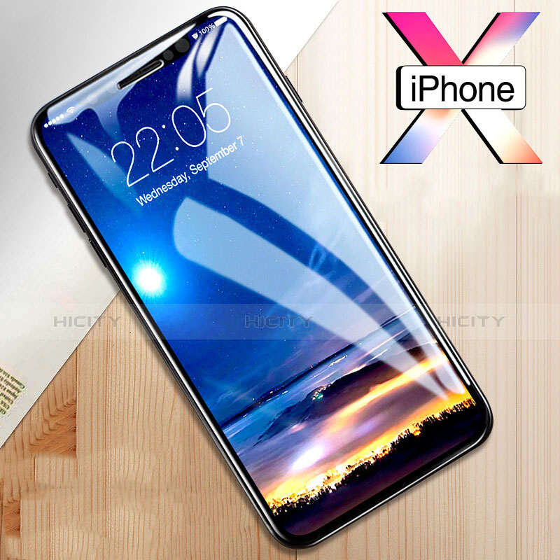 Schutzfolie Displayschutzfolie Panzerfolie Skins zum Aufkleben Gehärtetes Glas Glasfolie F04 für Apple iPhone Xs Klar