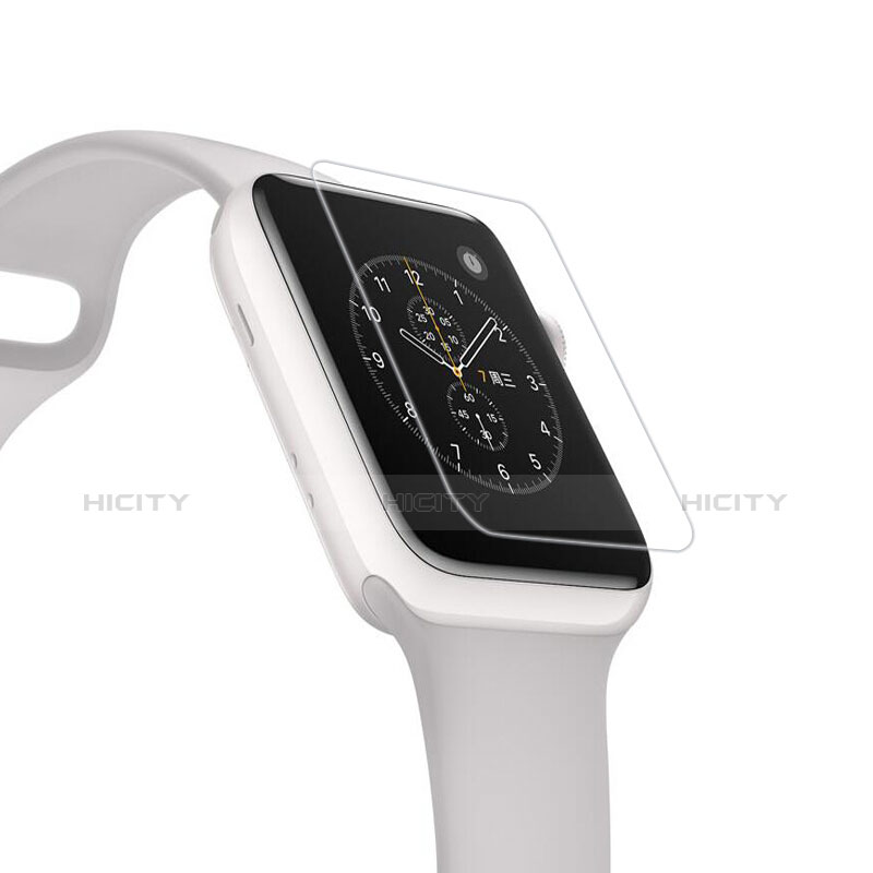 Schutzfolie Displayschutzfolie Panzerfolie Skins zum Aufkleben Gehärtetes Glas Glasfolie F06 für Apple iWatch 2 42mm Klar