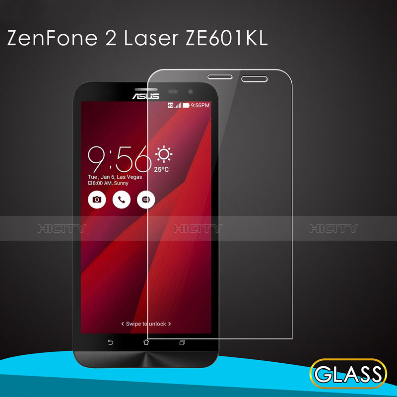 Schutzfolie Displayschutzfolie Panzerfolie Skins zum Aufkleben Gehärtetes Glas Glasfolie für Asus Zenfone 2 Laser 6.0 ZE601KL Klar