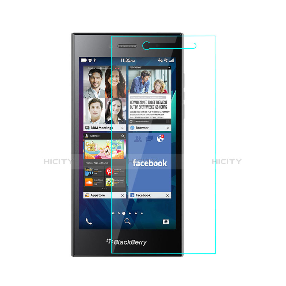 Schutzfolie Displayschutzfolie Panzerfolie Skins zum Aufkleben Gehärtetes Glas Glasfolie für Blackberry Leap Klar