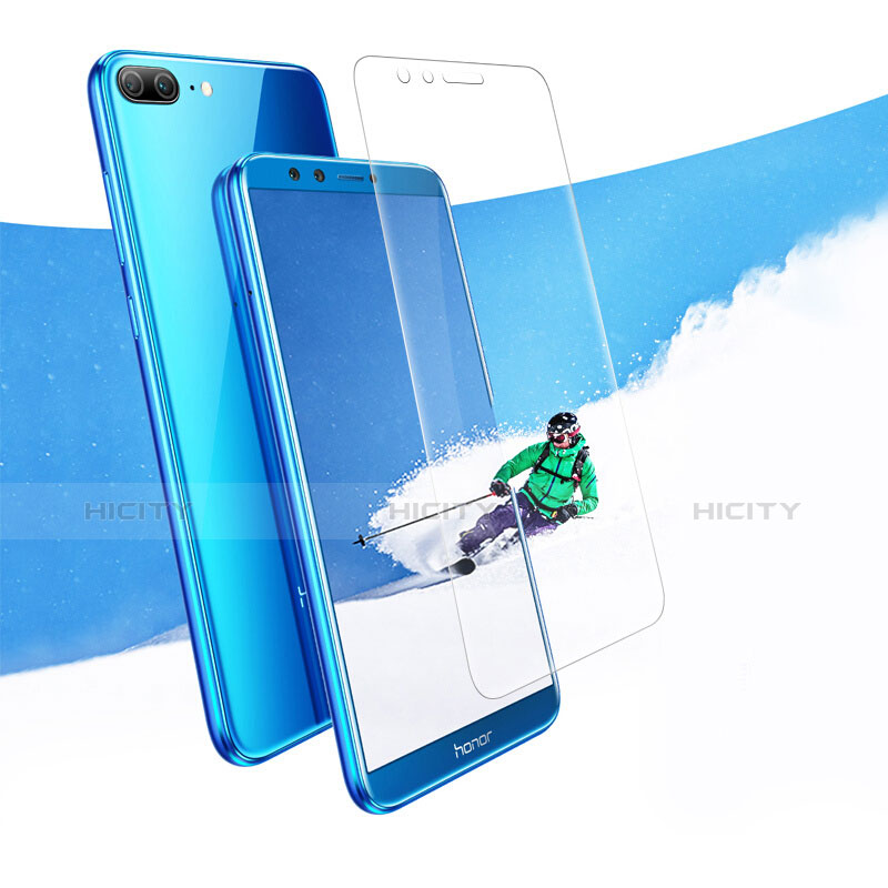 Schutzfolie Displayschutzfolie Panzerfolie Skins zum Aufkleben Gehärtetes Glas Glasfolie für Huawei Honor 9 Lite Klar groß