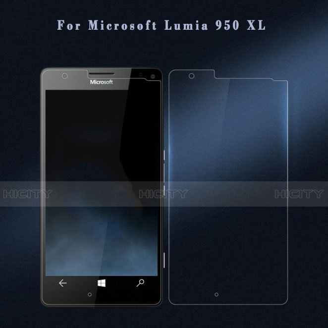 Schutzfolie Displayschutzfolie Panzerfolie Skins zum Aufkleben Gehärtetes Glas Glasfolie für Microsoft Lumia 950 XL Klar