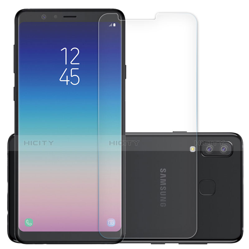 Schutzfolie Displayschutzfolie Panzerfolie Skins zum Aufkleben Gehärtetes Glas Glasfolie für Samsung Galaxy A8 Star Klar