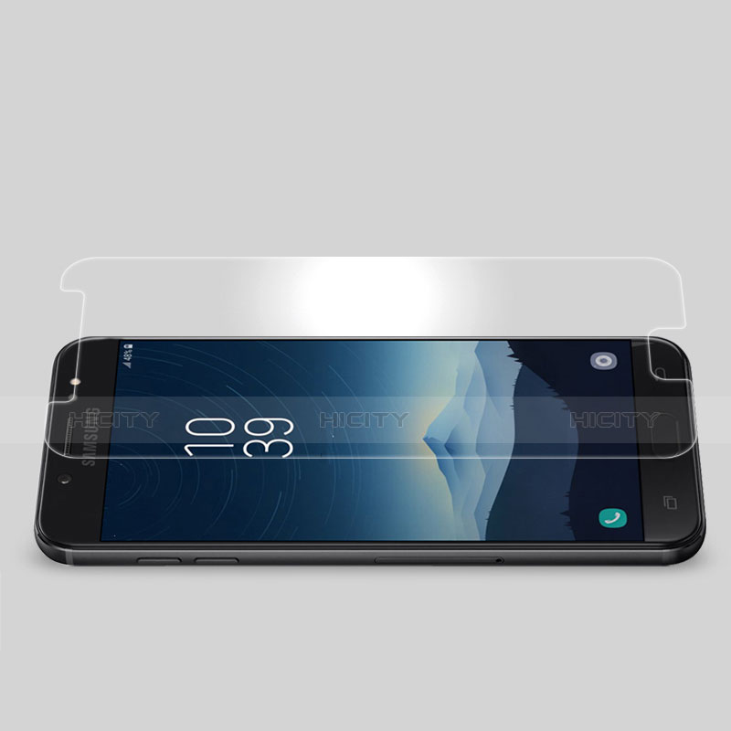 Schutzfolie Displayschutzfolie Panzerfolie Skins zum Aufkleben Gehärtetes Glas Glasfolie für Samsung Galaxy C8 C710F Klar