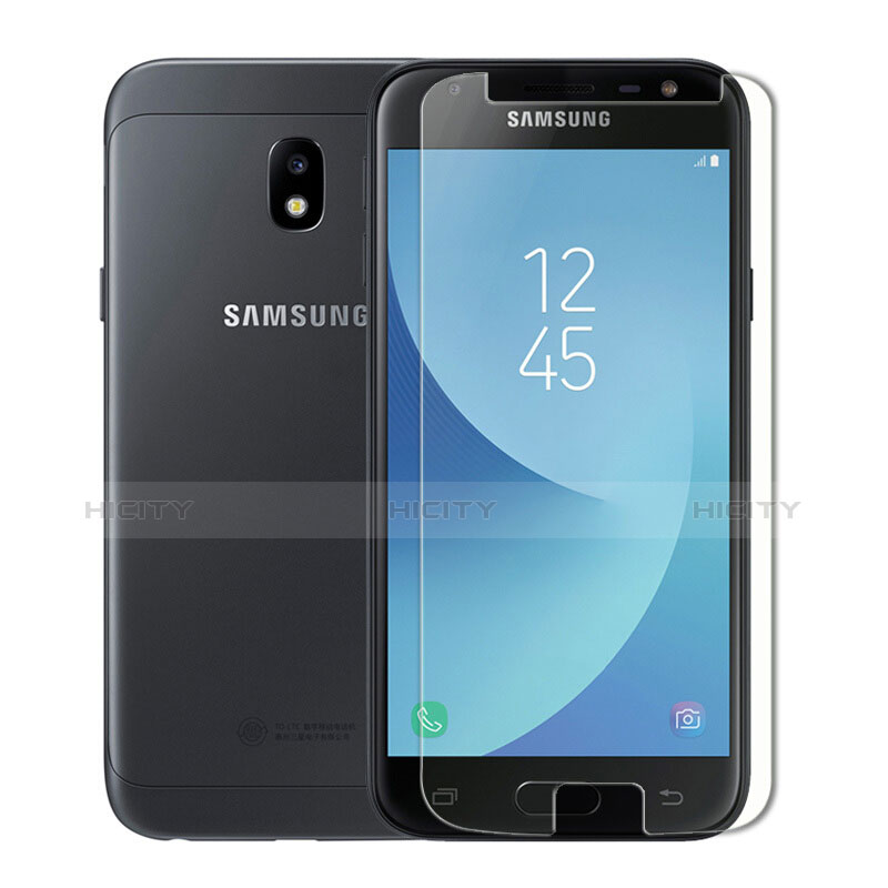 Schutzfolie Displayschutzfolie Panzerfolie Skins zum Aufkleben Gehärtetes Glas Glasfolie für Samsung Galaxy J3 Pro (2017) Klar