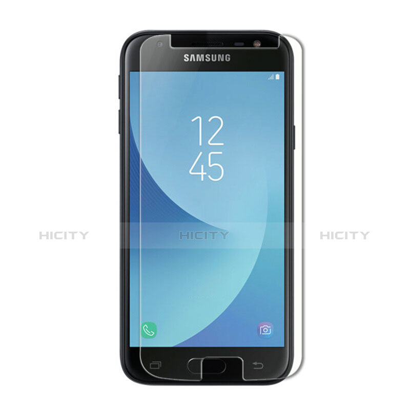 Schutzfolie Displayschutzfolie Panzerfolie Skins zum Aufkleben Gehärtetes Glas Glasfolie für Samsung Galaxy J3 Pro (2017) Klar