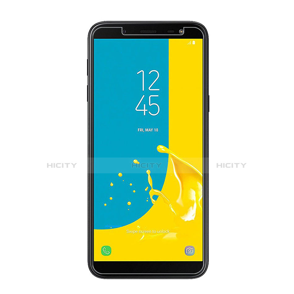 Schutzfolie Displayschutzfolie Panzerfolie Skins zum Aufkleben Gehärtetes Glas Glasfolie für Samsung Galaxy J6 (2018) J600F Klar