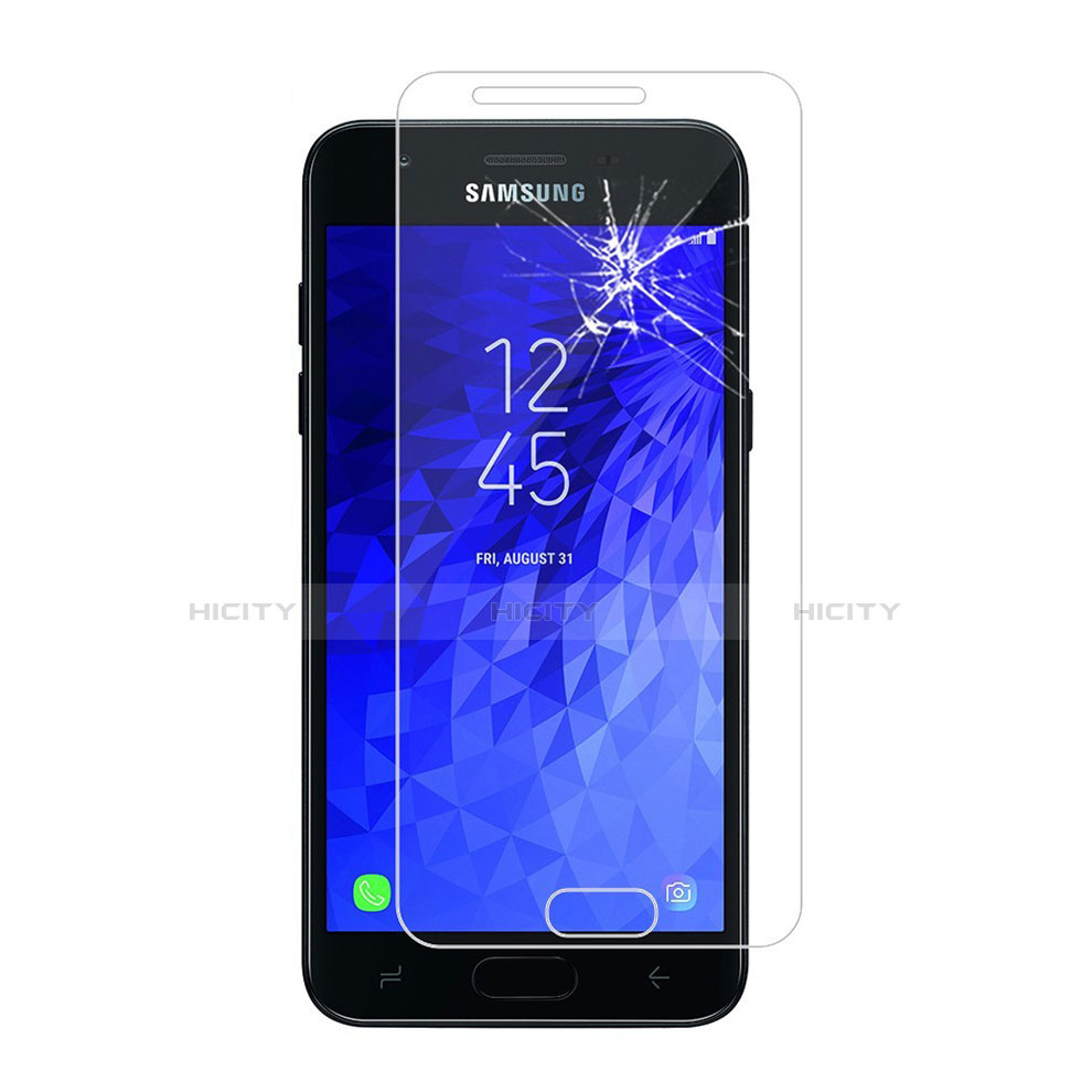 Schutzfolie Displayschutzfolie Panzerfolie Skins zum Aufkleben Gehärtetes Glas Glasfolie für Samsung Galaxy J7 (2018) J737 Klar